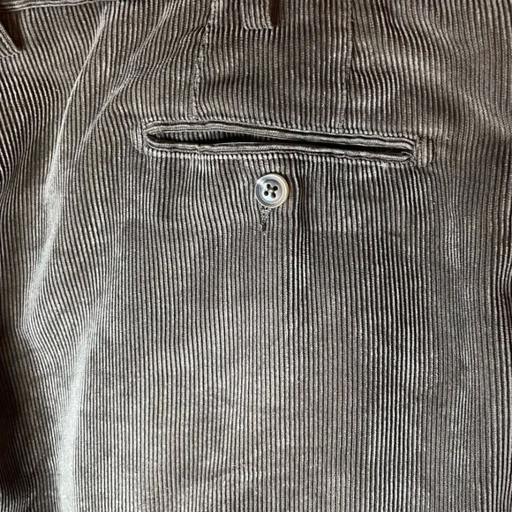 Peter Millar Nanoluxe Chocolate Brown Corduroy Pants‎ Slacks Size 46 - Picture 5 of 10